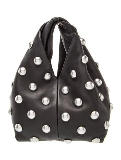 Pre-owned A.l.c Leather Top Handle Bag In Black