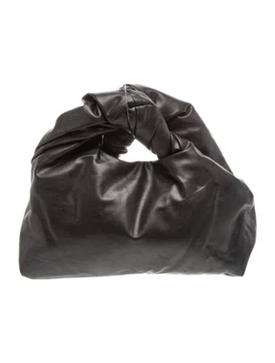 Pre-owned A.l.c Leather Top Handle Bag In Black
