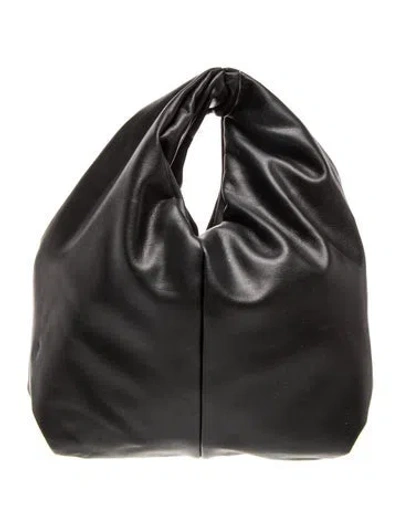 Pre-owned A.l.c Leather Top Handle Bag In Black