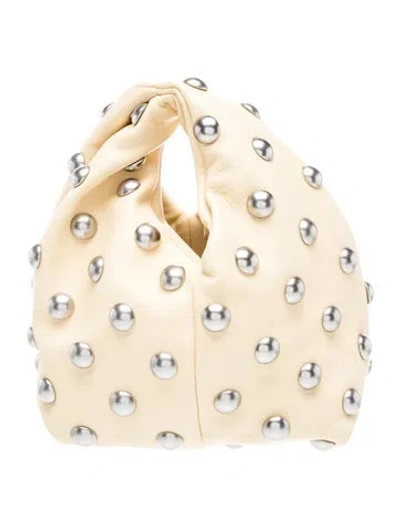 Pre-owned A.l.c Leather Top Handle Bag In Gold