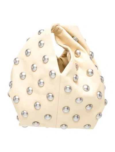 Pre-owned A.l.c Leather Top Handle Bag In Neutrals