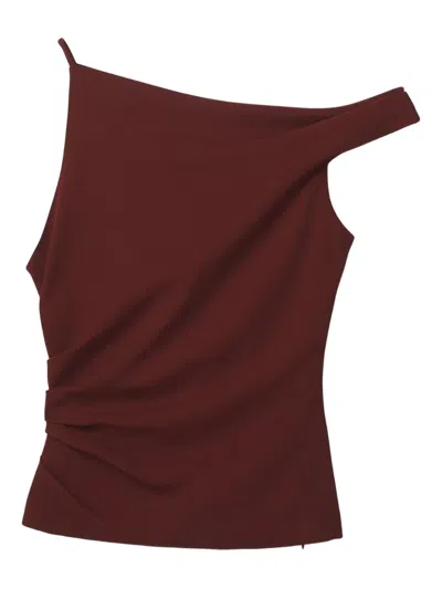 A.l.c Leia Asymmetric Top In Red