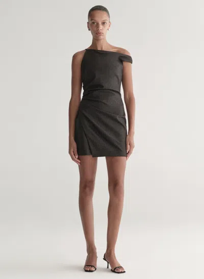 A.l.c Leia Wool Cashmere Mini Dress In Gray