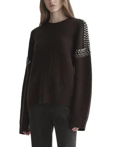 A.l.c . Lennox Wool Sweater In Brown