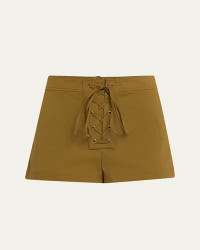 A.L.C LEON LACE-UP SHORTS
