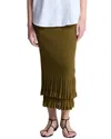 A.l.c Lexi Ribbed Midi Skirt In Green