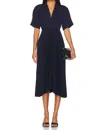 A.l.c Liam Dress In Maritime Navy In Multi