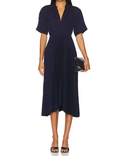 A.l.c Liam Dress In Maritime Navy In Multi