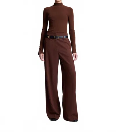 A.l.c Liam Tailored Pants In Brunette In Brown