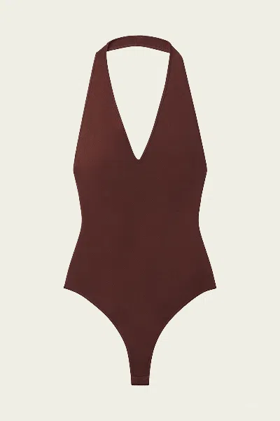 A.l.c Lila Knit Bodysuit In Sandalwood