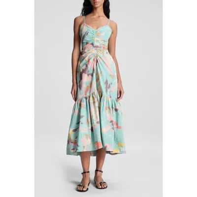 A.l.c . Lindsey Print Ruched Dress