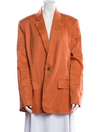 Pre-owned A.l.c Linen Blazer In Neutral