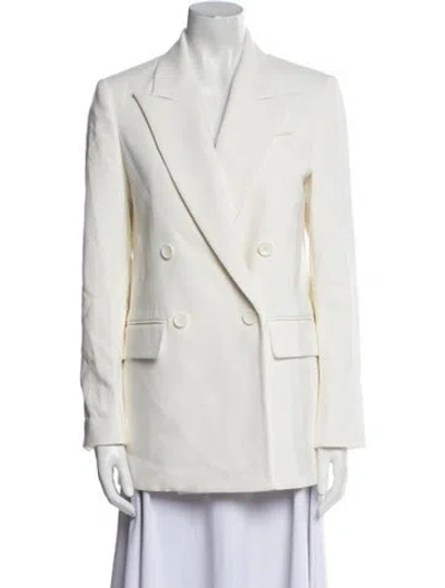 Pre-owned A.l.c Linen Blazer In Neutral