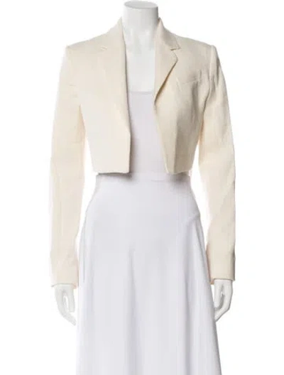 Pre-owned A.l.c Linen Blazer In Neutral