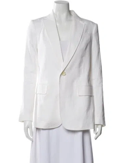 Pre-owned A.l.c Linen Blazer In Neutral