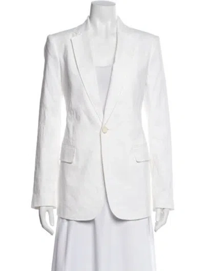 Pre-owned A.l.c Linen Blazer In Neutral