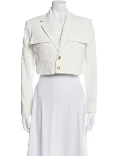 Pre-owned A.l.c Linen Blazer In Neutrals