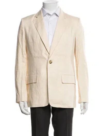 Pre-owned A.l.c Linen Blazer In Neutrals