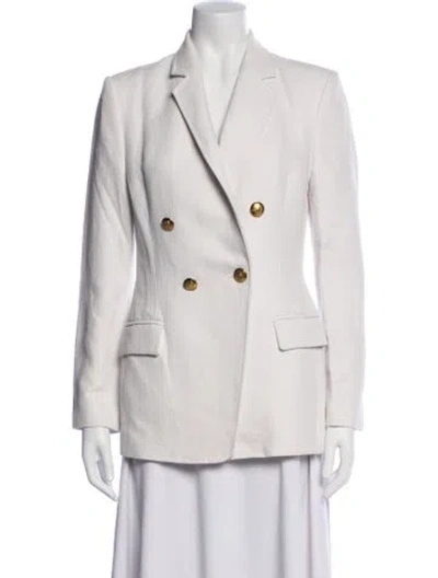 Pre-owned A.l.c Linen Blazer In Neutrals