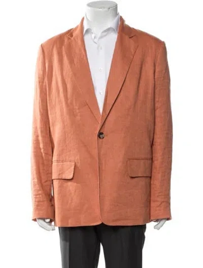 Pre-owned A.l.c Linen Blazer In Orange