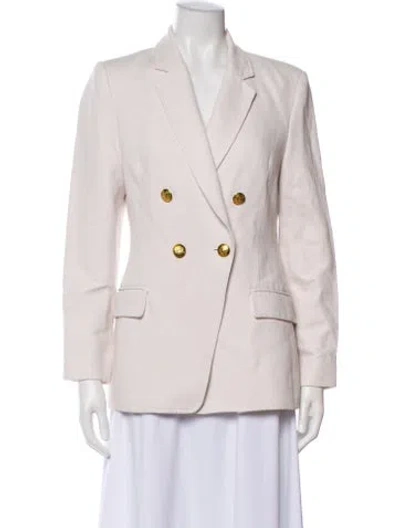 Pre-owned A.l.c Linen Blazer In Pink