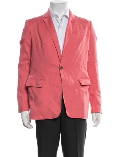 Pre-owned A.l.c Linen Blazer In Pink