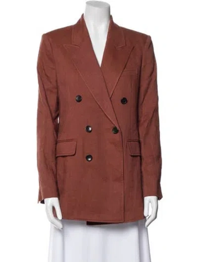 Pre-owned A.l.c Linen Blazer W/ Tags In Brown