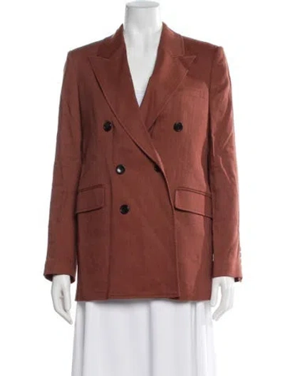 Pre-owned A.l.c Linen Blazer W/ Tags In Brown