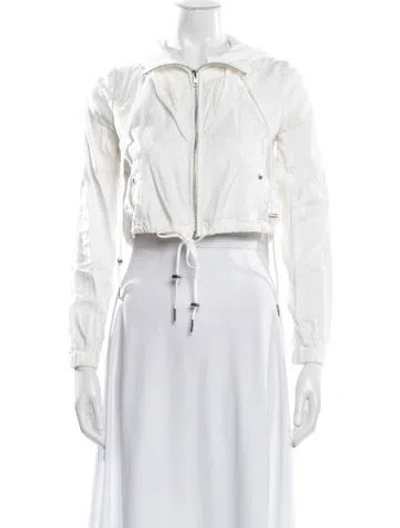 Pre-owned A.l.c Linen Jacket In White