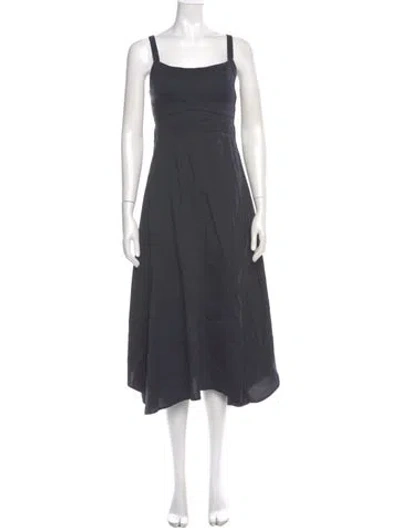 Pre-owned A.l.c Linen Long Dress In Gray