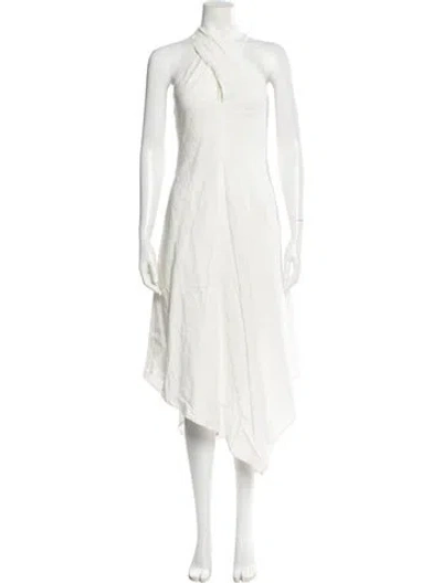 Pre-owned A.l.c Linen Long Dress In Neutral