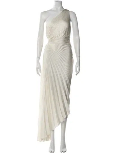 Pre-owned A.l.c Linen Long Dress In Neutral