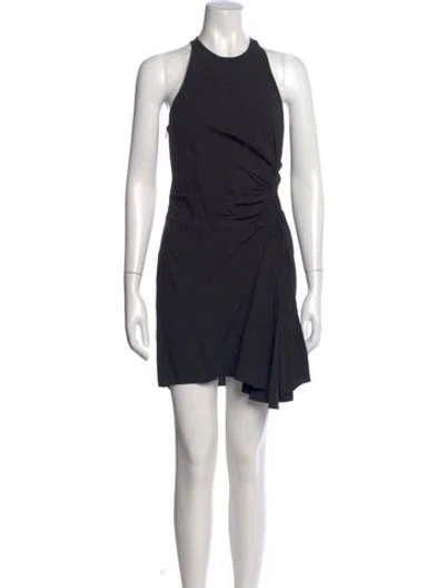 Pre-owned A.l.c Linen Mini Dress In Blue