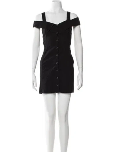 Pre-owned A.l.c Linen Mini Dress In Neutral