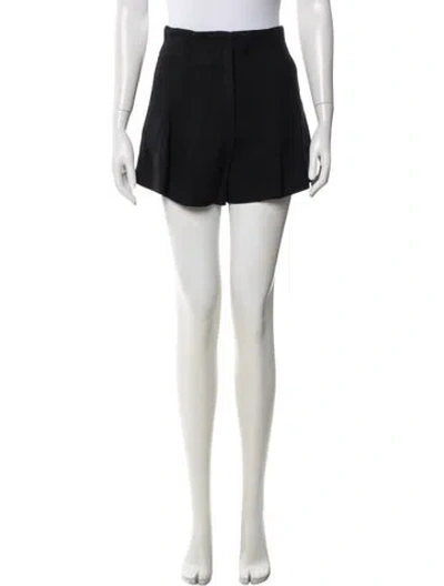 Pre-owned A.l.c Linen Mini Shorts In Black