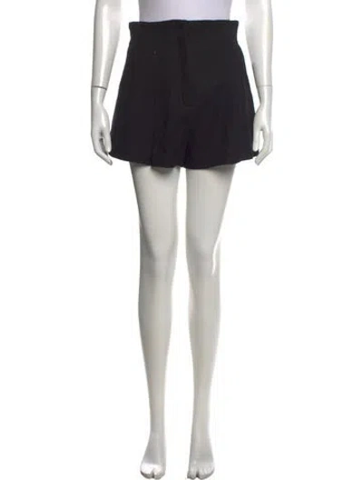Pre-owned A.l.c Linen Mini Shorts In Black