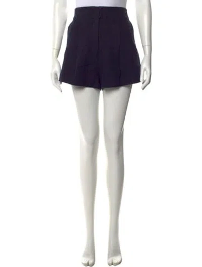 Pre-owned A.l.c Linen Mini Shorts In Blue
