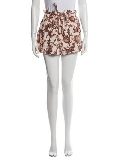 Pre-owned A.l.c Linen Mini Shorts In Multi
