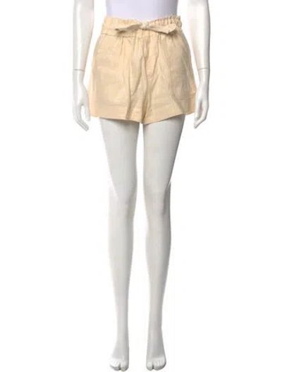 Pre-owned A.l.c Linen Mini Shorts In Neutral