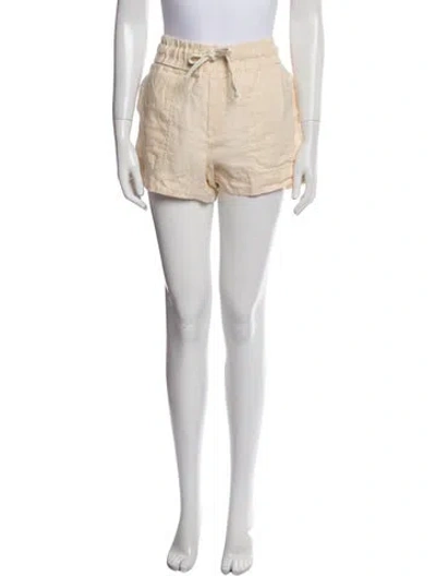 Pre-owned A.l.c Linen Mini Shorts In Neutral