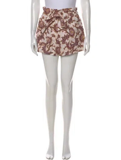 Pre-owned A.l.c Linen Mini Shorts In Neutral