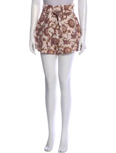 Pre-owned A.l.c Linen Mini Shorts In Neutral