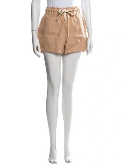 Pre-owned A.l.c Linen Mini Shorts In Neutral