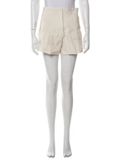 Pre-owned A.l.c Linen Mini Shorts In Neutral