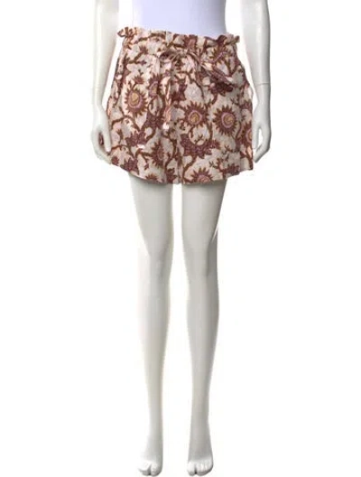Pre-owned A.l.c Linen Mini Shorts In Neutrals
