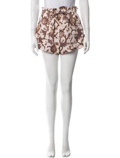 Pre-owned A.l.c Linen Mini Shorts In Neutrals