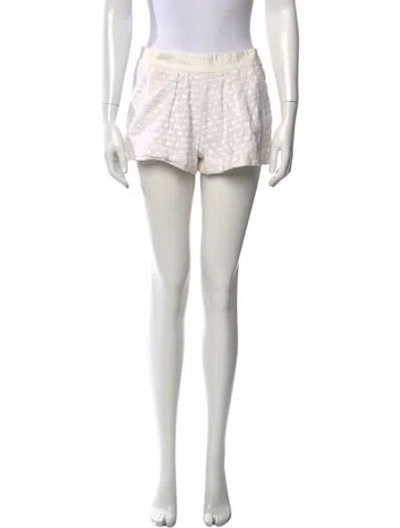 Pre-owned A.l.c Linen Mini Shorts In Neutrals