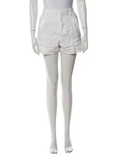 Pre-owned A.l.c Linen Mini Shorts In Neutrals