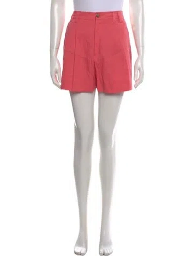 Pre-owned A.l.c Linen Mini Shorts In Pink