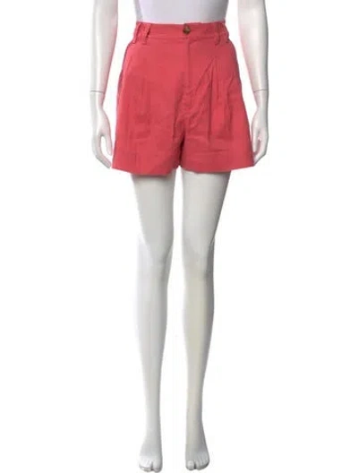 Pre-owned A.l.c Linen Mini Shorts In Pink